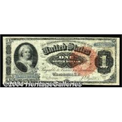Fr. 218 $1 1886 Silver Certificate Very Fine.