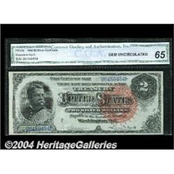 Fr. 242 $2 1886 Silver Certificate CGA Gem