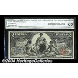 Fr. 247 $2 1896 Silver Certificate CGA Gem New