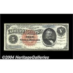 Fr. 261 $5 1886 Silver Certificate Choice New.
