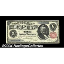 Fr. 267 $5 1891 Silver Certificate Choice