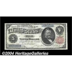 Fr. 267 $5 1891 Silver Certificate Fine. The