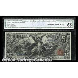 Fr. 268 $5 1896 Silver Certificate CGA Gem New