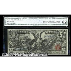 Fr. 268 $5 1896 Silver Certificate CGA New 62.