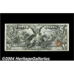 Fr. 268 $5 1896 Silver Certificate Fine. Well