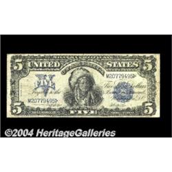 Fr. 277 $5 1899 Silver Certificate Fine. This