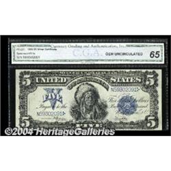 Fr. 281 $5 1899 Silver Certificate CGA Gem New