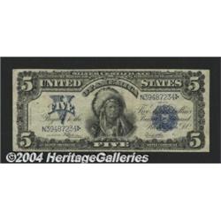 Fr. 281 $5 1899 Silver Certificate Very Fine.