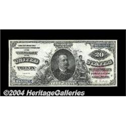 Fr. 317 $20 1891 Silver Certificate Extremely