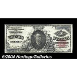Fr. 318 $20 1891 Silver Certificate Extremely