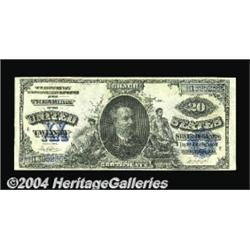 Fr. 321 $20 1891 Silver Certificate Extremely