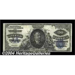 Fr. 322 $20 1891 Silver Certificate Fine-Very