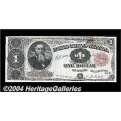 Fr. 349 $1 1890 Treasury Note Extremely Fine.