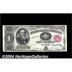 Fr. 350 $1 1891 Treasury Note Superb Gem New.