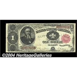 Fr. 351 $1 1891 Treasury Note Choice Very