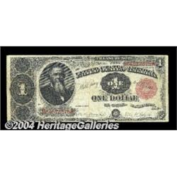 Fr. 352 $1 1891 Treasury Note Fine. A