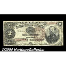 Fr. 353 $2 1890 Treasury Note Very Good. The