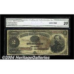 Fr. 354 $2 1890 Treasury Note CGA Very Fine