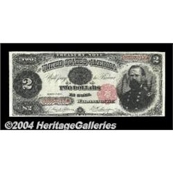 Fr. 357 $2 1891 Treasury Note Very Choice New.