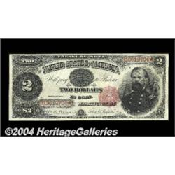 Fr. 358 $2 1891 Treasury Note Extremely Fine.