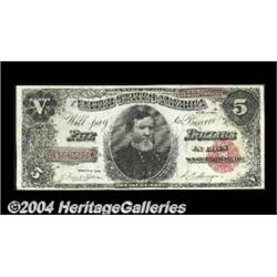 Fr. 363 $5 1891 Treasury Note Gem New. Broadly