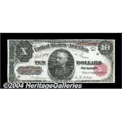 Fr. 368 $10 1890 Treasury Note Very Choice