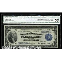 Fr. 712 $1 1918 Federal Reserve Bank Note CGA