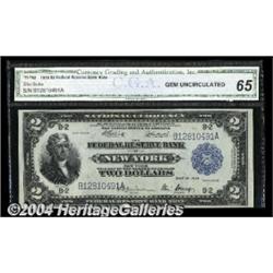 Fr. 752 $2 1918 Federal Reserve Bank Note CGA