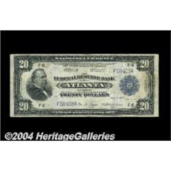 Fr. 823 $20 1918 Federal Reserve Bank Note