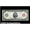 Image 1 : Fr. 837a $5 1914 Red Seal Federal Reserve Note