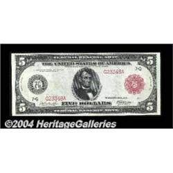 Fr. 838a $5 1914 Red Seal Federal Reserve Note