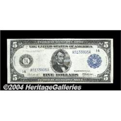 Fr. 844 $5 1914 Federal Reserve Note Gem New.