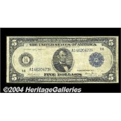 Fr. 845 $5 1914 Federal Reserve Note Very