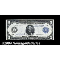 Fr. 847a $5 1914 Federal Reserve Note Choice