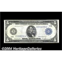 Fr. 849 $5 1914 Federal Reserve Note About