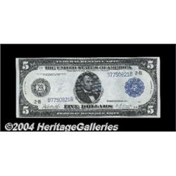 Fr. 850 $5 1914 Federal Reserve Note Very