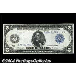 Fr. 850 $5 1914 Federal Reserve Note Very