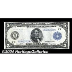 Fr. 851a $5 1914 Federal Reserve Note Very