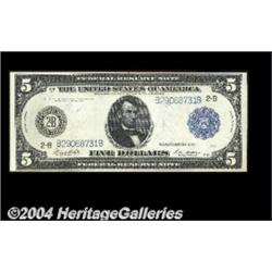 Fr. 851a $5 1914 Federal Reserve Note Very