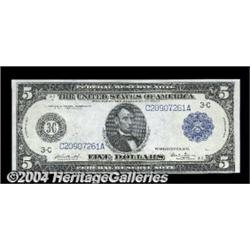 Fr. 853 $5 1914 Federal Reserve Note Very