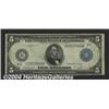 Image 1 : Fr. 853 $5 1914 Federal Reserve Note Fine-Very