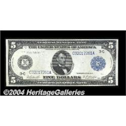 Fr. 854 $5 1914 Federal Reserve Note Very