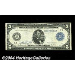 Fr. 854 $5 1914 Federal Reserve Note Choice