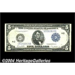 Fr. 859c $5 1914 Federal Reserve Note Very