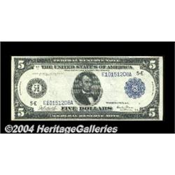 Fr. 861 $5 1914 Federal Reserve Note Very