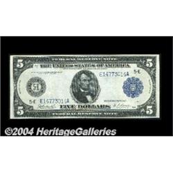 Fr. 862 $5 1914 Federal Reserve Note Gem New.