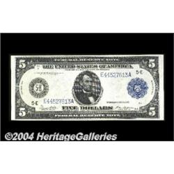 Fr. 863a $5 1914 Federal Reserve Note Superb