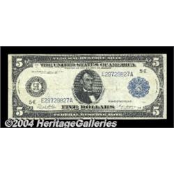 Fr. 863a $5 1914 Federal Reserve Note Very