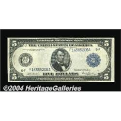 Fr. 865 $5 1914 Federal Reserve Note Very