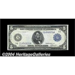 Fr. 868 $5 1914 Federal Reserve Note About
